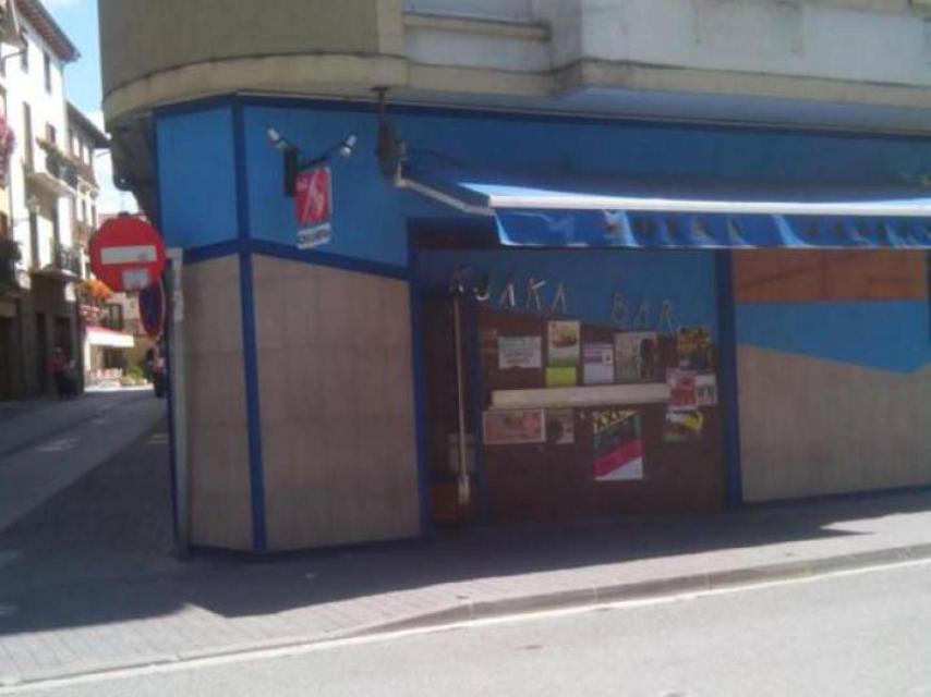 Imagen de la fachada del bar ante el que se produjo la agresión.