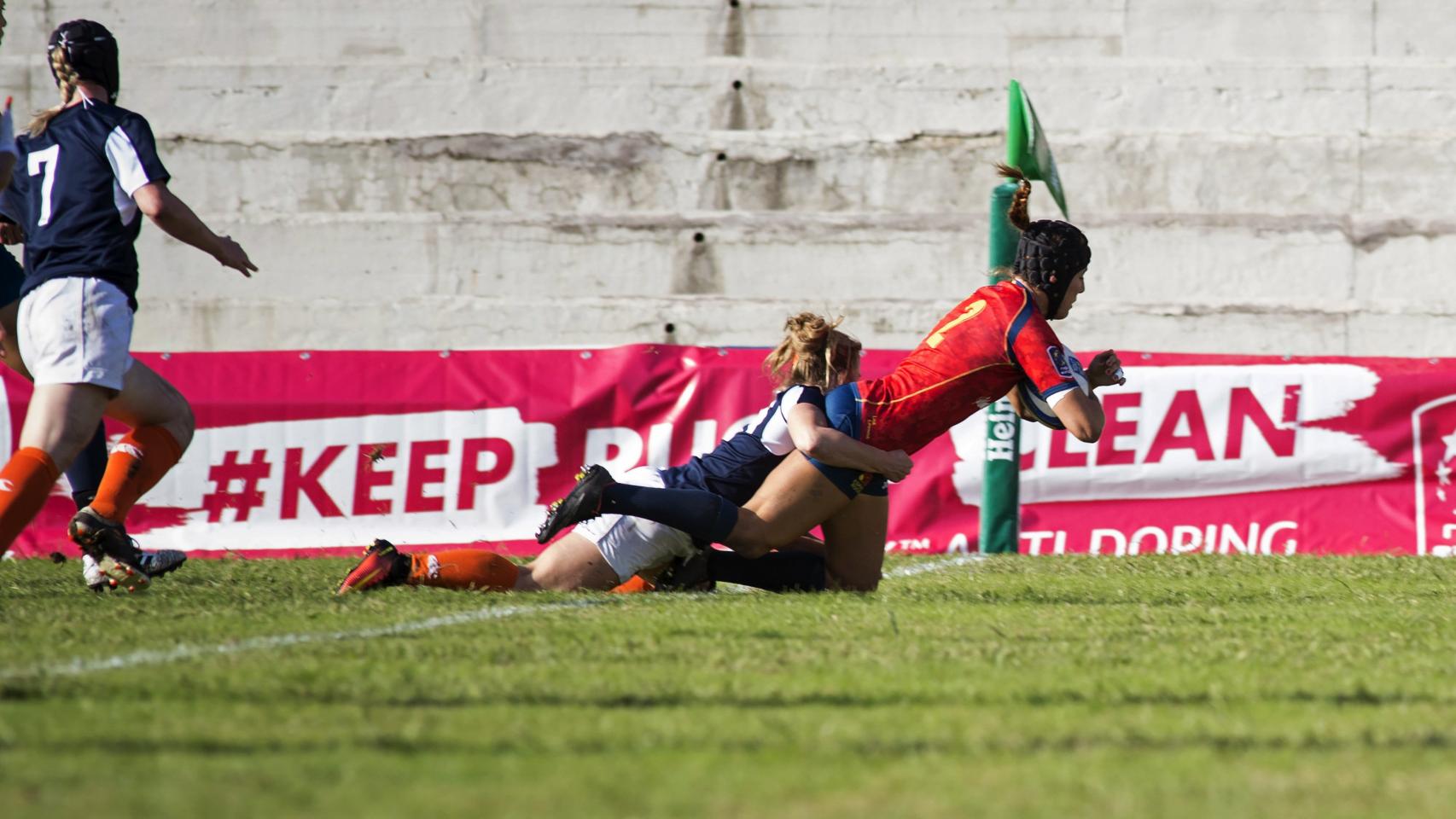 Las mejores imágenes del España-Holanda de rugby