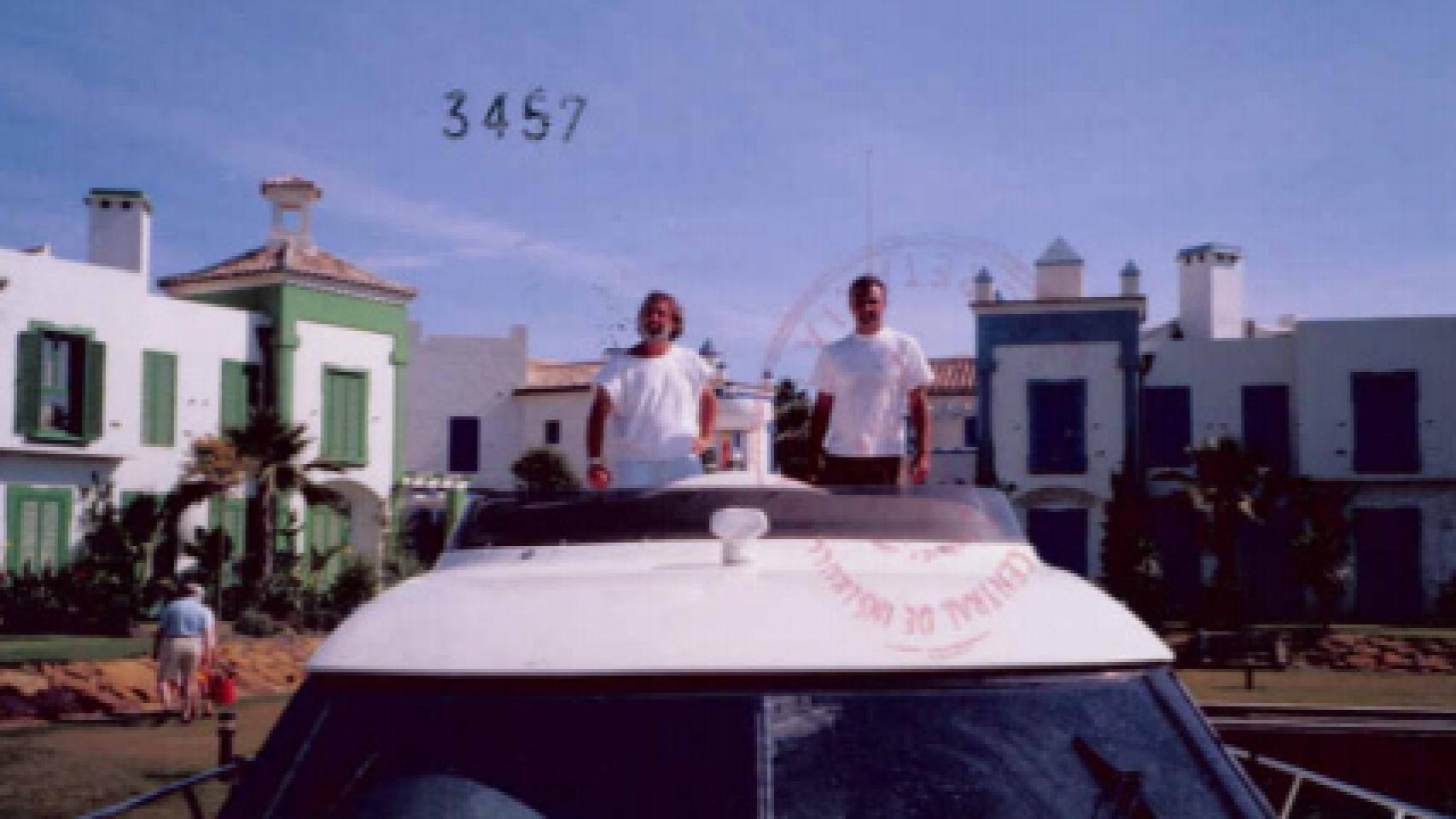 Francisco Correa en su yate, en una imagen sumada a la causa.