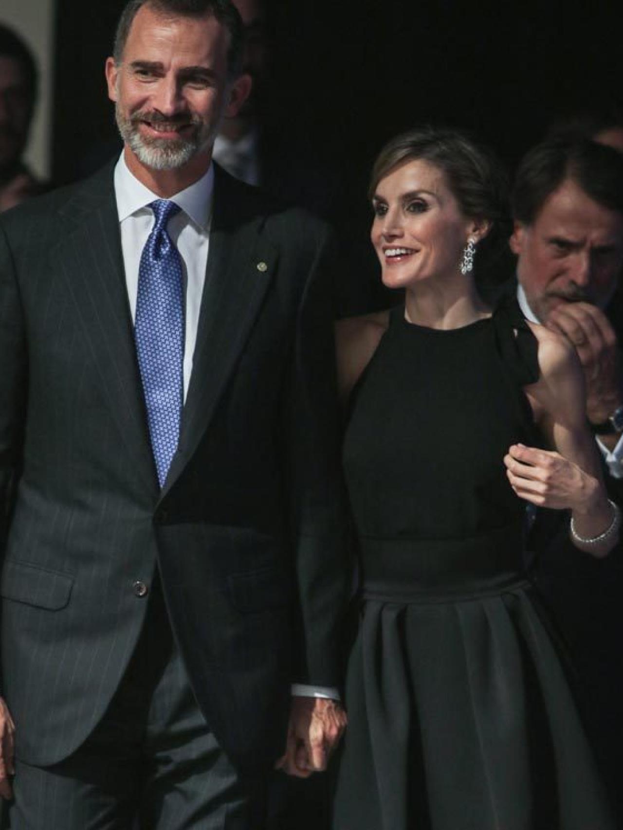 Los Reyes durante la Gala de los Premios Planeta 2016