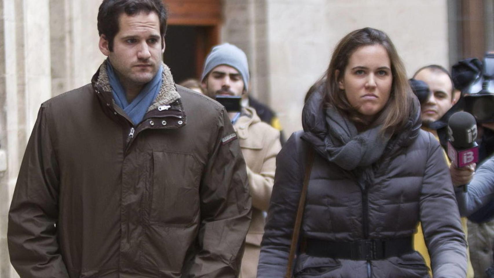 El sobrino de Urdangarín llegando a los juzgados de Palma con su abogada