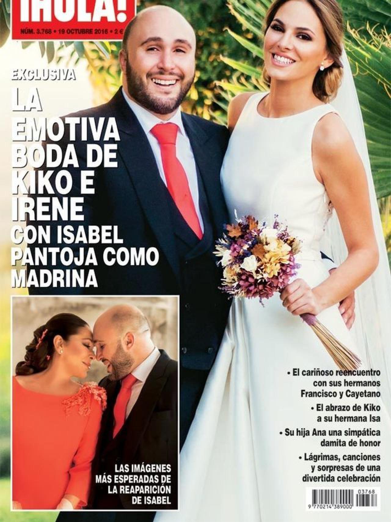 Portada exclusiva del enlace de la revista ¡Hola!