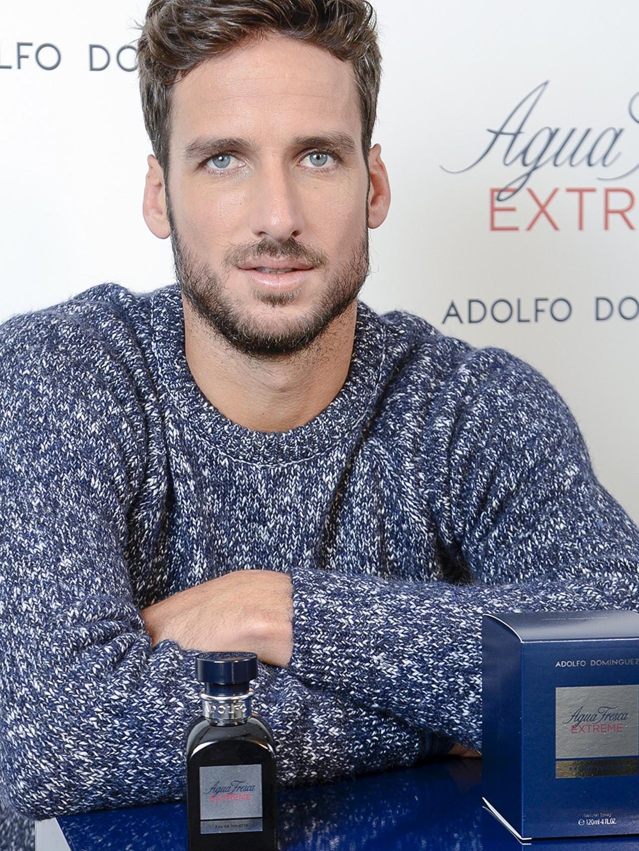 Feliciano López, durante el acto promocional de Adolfo Domínguez.