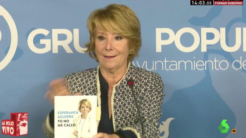 El rifirrafe a distancia entre Esperanza Aguirre y Ferreras por la Gürtel