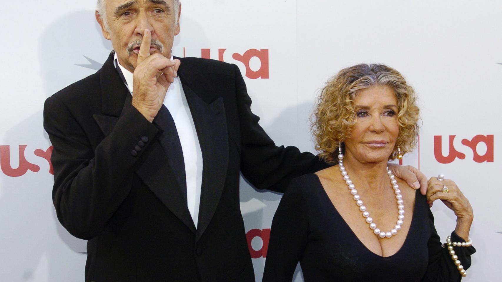 Sean Connery y su mujer Micheline