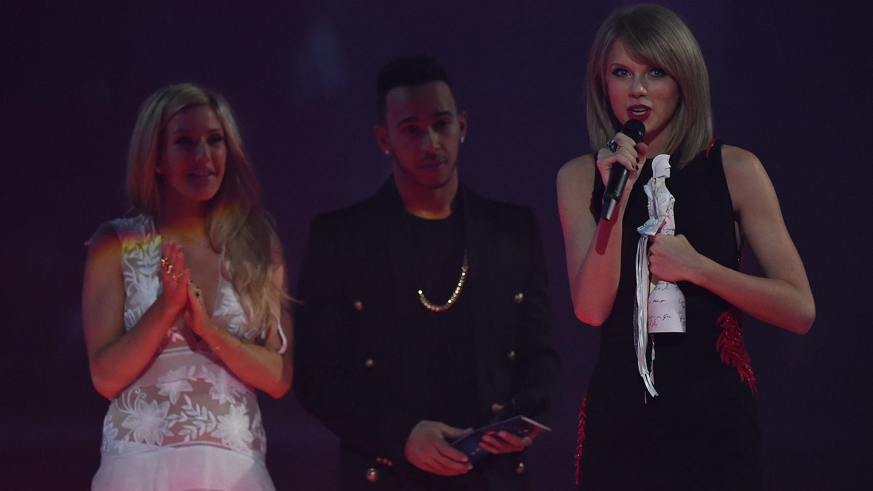 Hamilton y Taylor Swift.