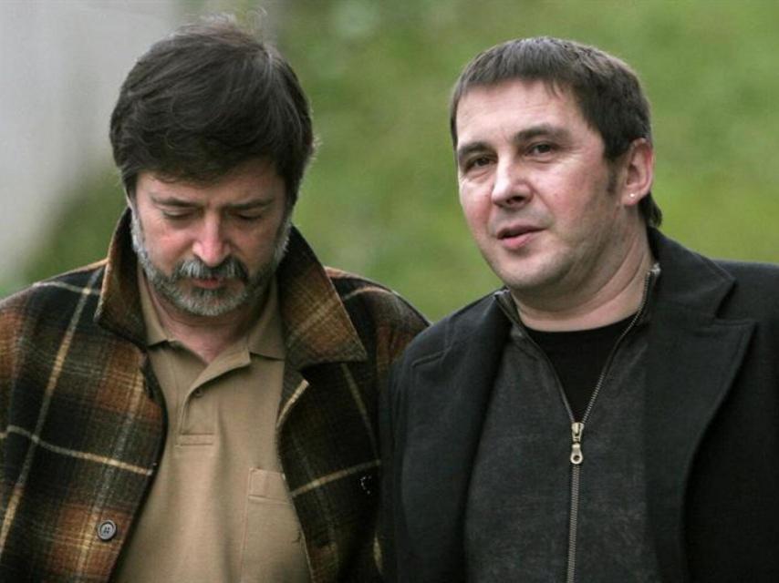 Arnaldo Otegui y Rafael Usabiaga.