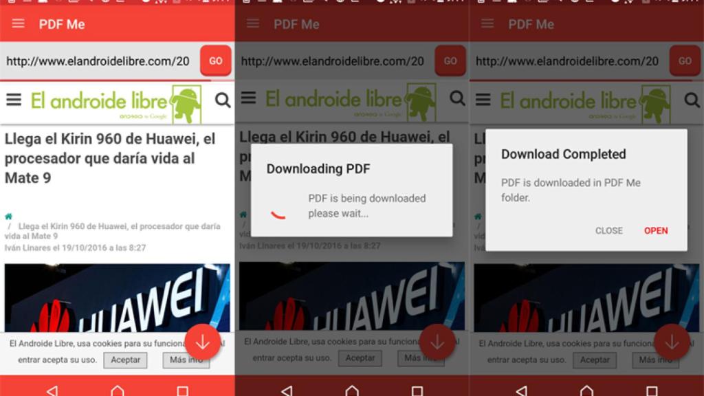 Cómo guardar una página en PDF desde el móvil