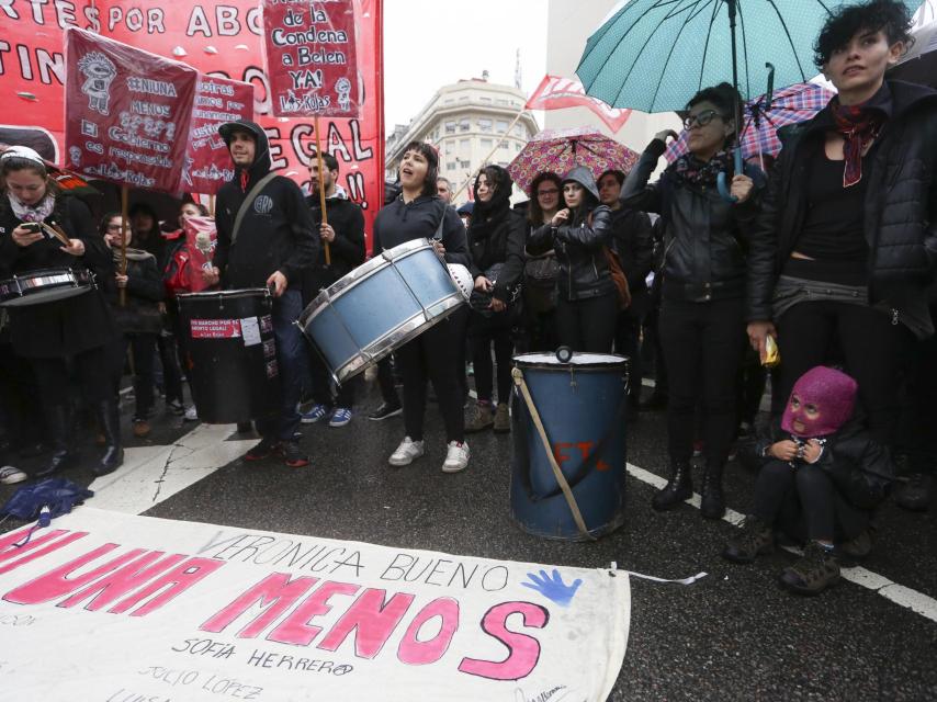 El lema de la manifestación convocada por la plataforma homónima.