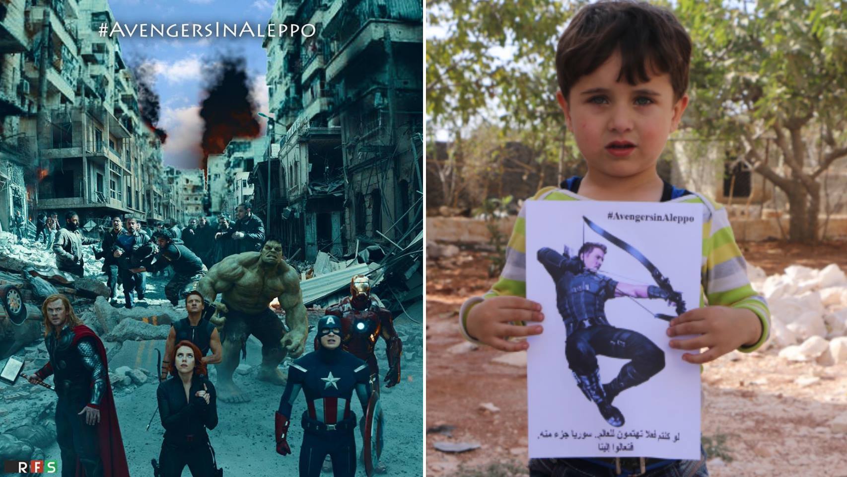 Uno de los montajes distribuidos.