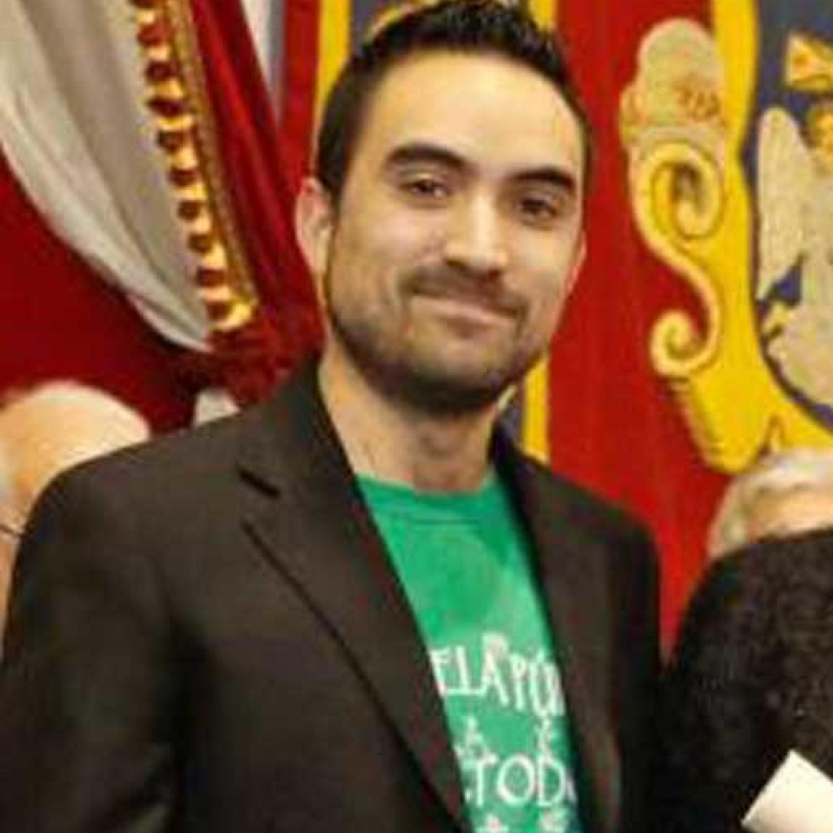 Álvaro Villegas durante la entrega del premio a la Excelencia.