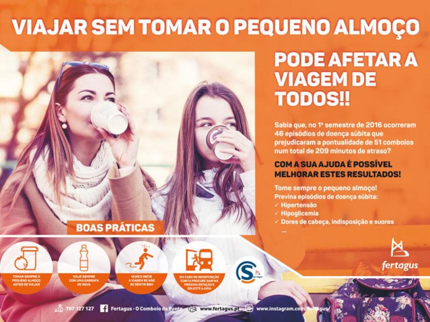 Cartel de la campaña para promover el desayuno.