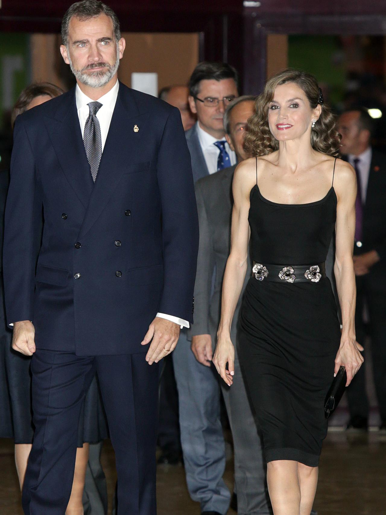 Los reyes, este jueves por la noche en el concierto previo a la entrega de los Princesa de Asturias.