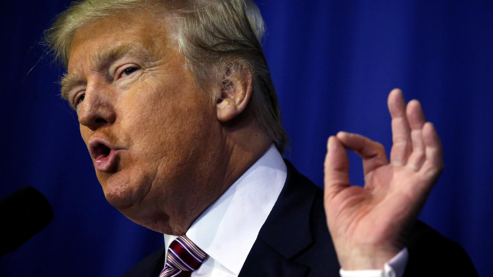 Trump, durante un mitin.