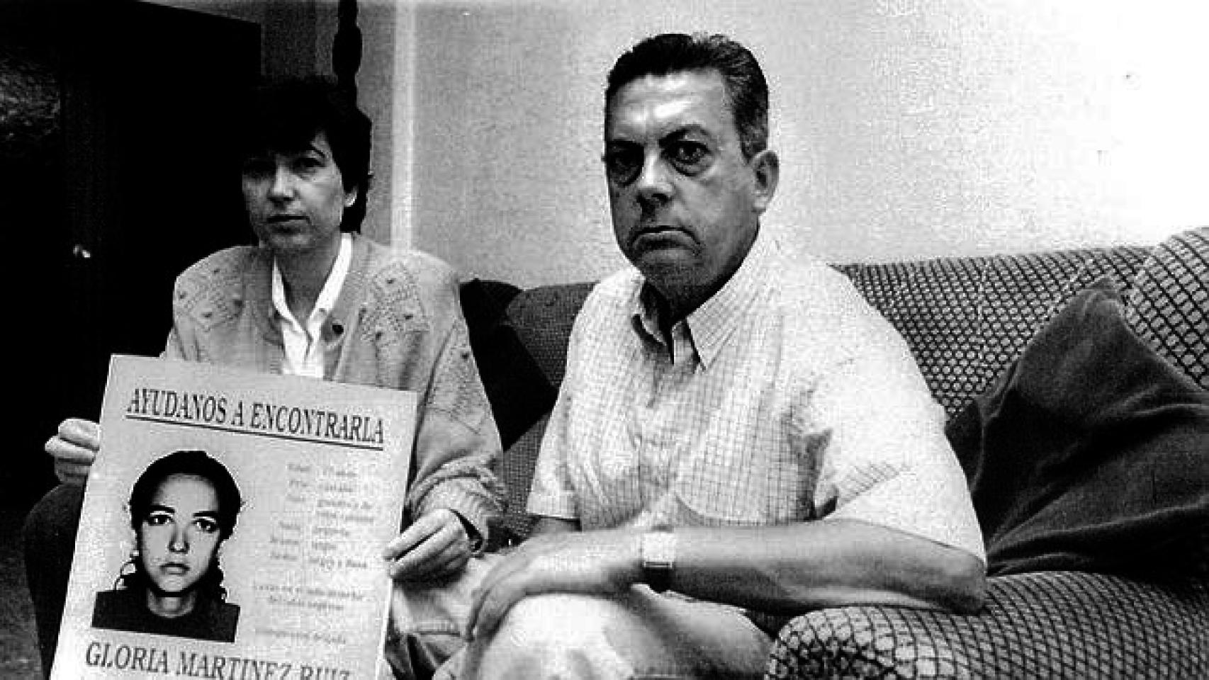 Los padres de Gloria Martínez.