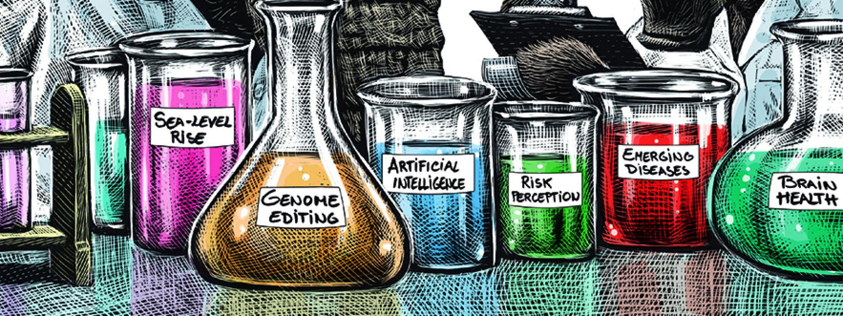 Las etiquetas de los botes iban en blanco, Science las rellenó.