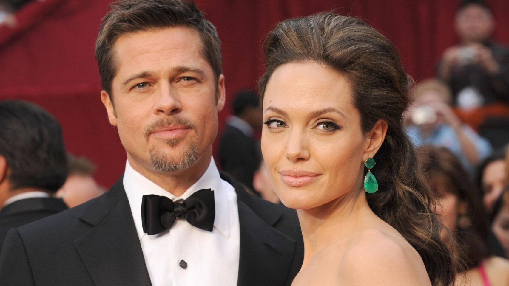 Los actores Angelina Jolie y Brad Pitt