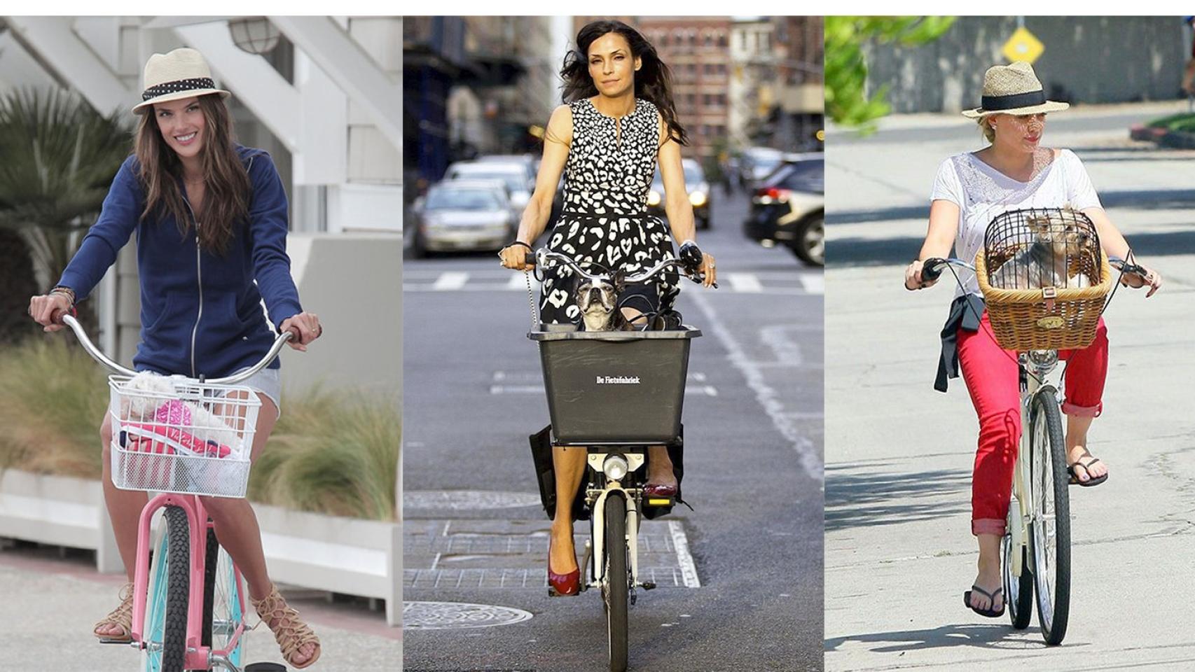 De izquierda a derecha: Alessandra Ambrosio, Famke Janssen y  Hilary Duff.