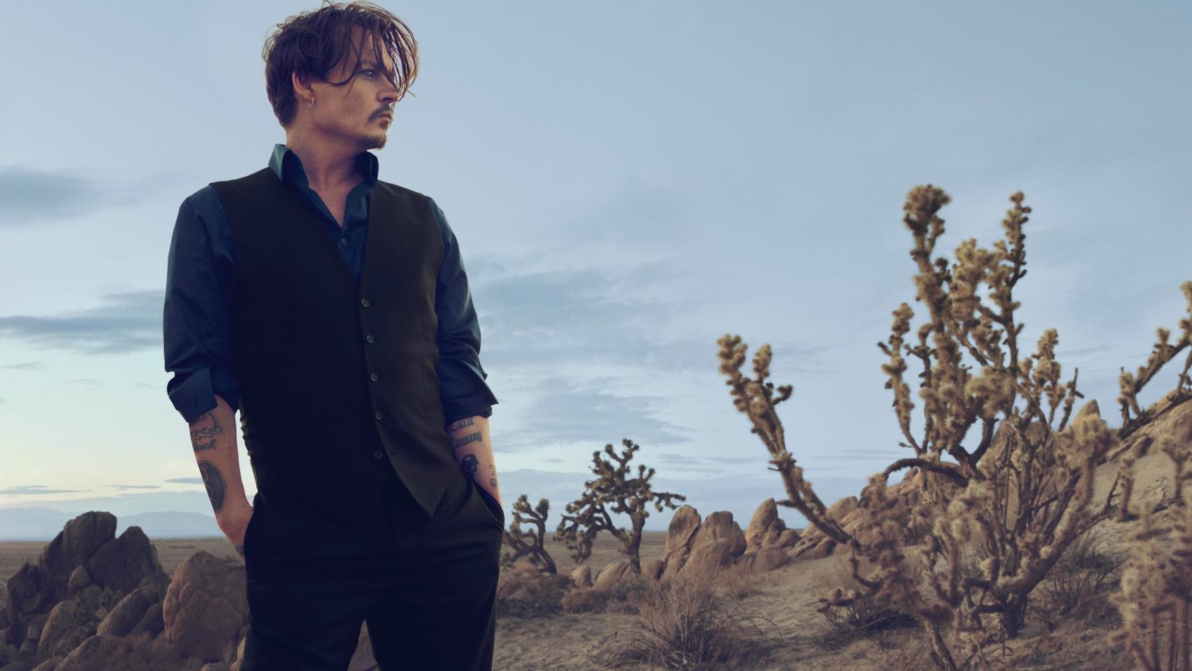 El actor Johnny Depp, imagen de Sauvage.