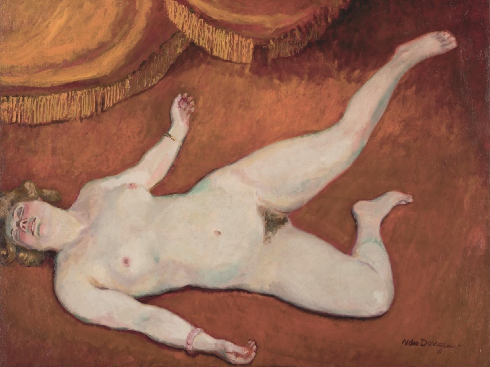 Mujer rubia desnuda, obra de Kees van Dongen (1906).