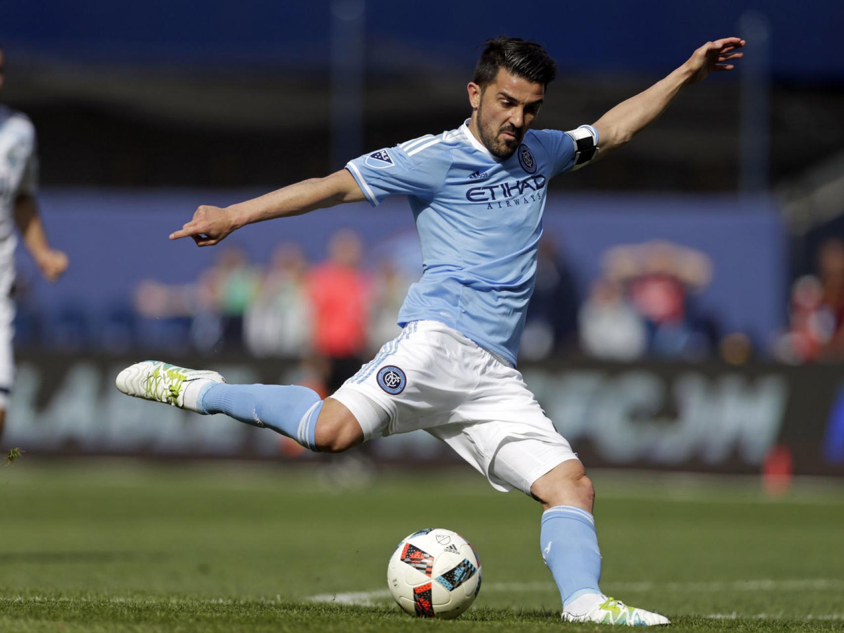 David Villa, con el New York City.