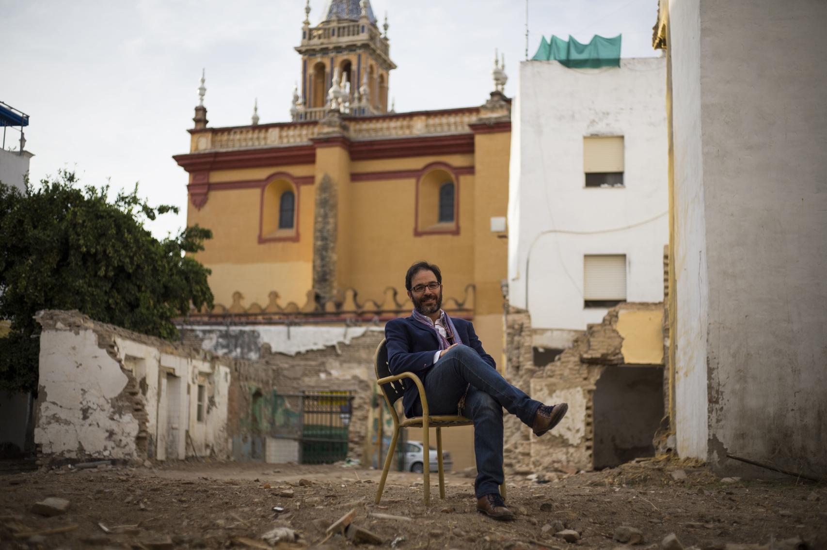 Miguel Ángel Vargas, concejal de Ganemos Lebrija Ahora en el Ayuntamiento de Lebrija.