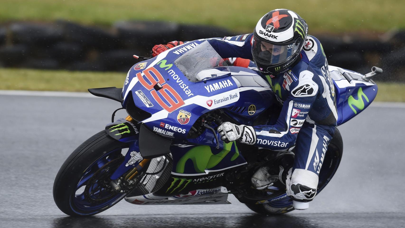 Lorenzo en los entrenamientos libres de Australia.