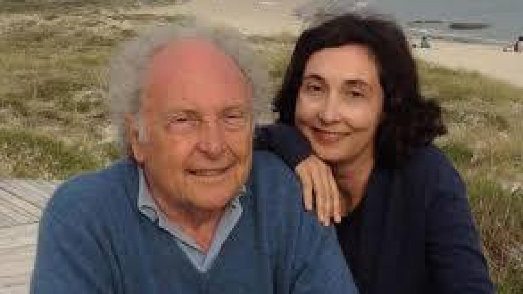 Eduard Punset con su hija Elsa.