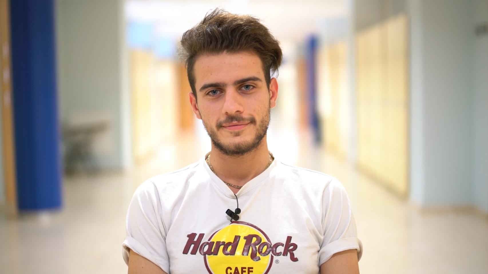 Amrou Sibahi proviene de Siria y cursará el Grado en Derecho