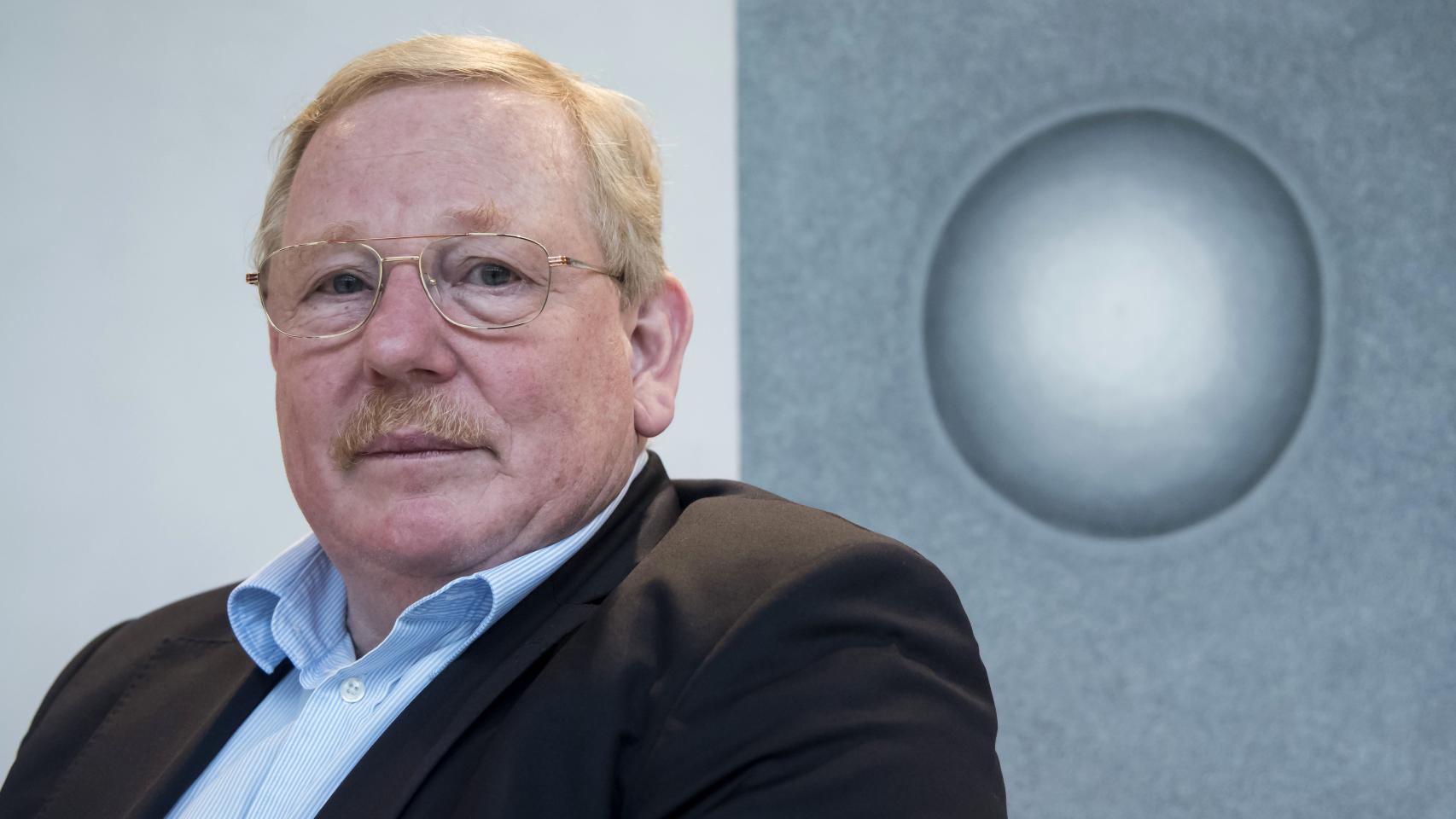 Reinhard Genzel, durante la charla con El Español.