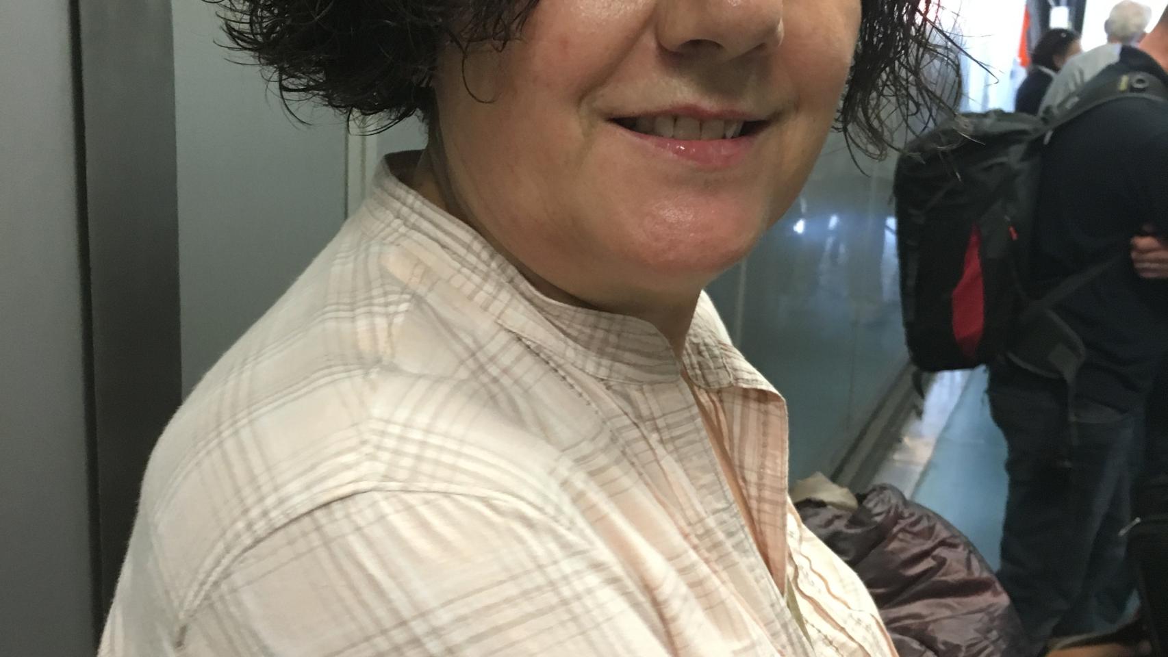 Joaquina Avellaneda, paciente de cáncer de mama metastásico.