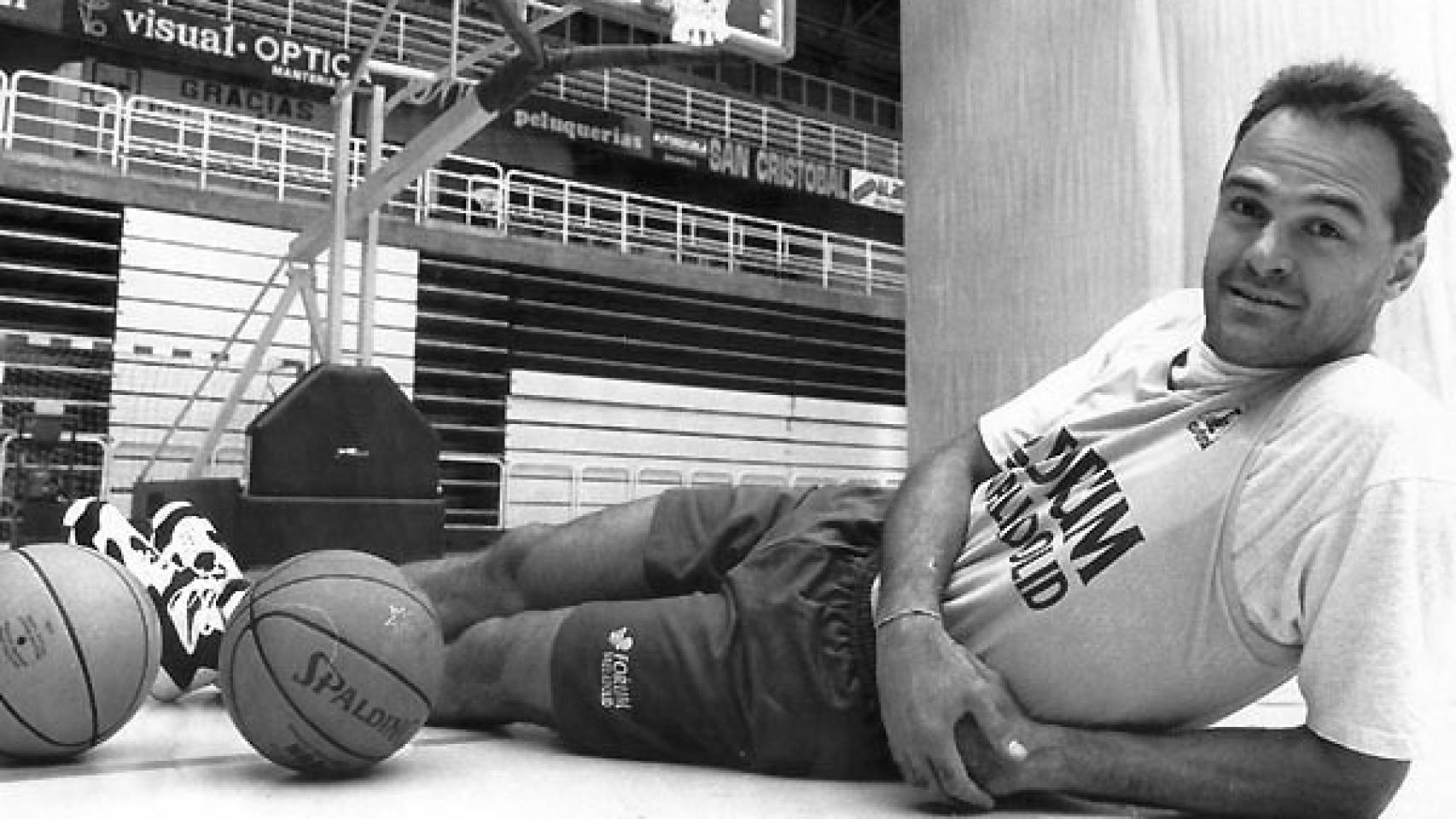 Oscar Schmidt en su etapa en el Fórum Valladolid.