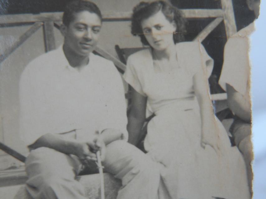 Armenia y Martín compartieron toda su infancia y juventud en Guinea colonial. Años 40.