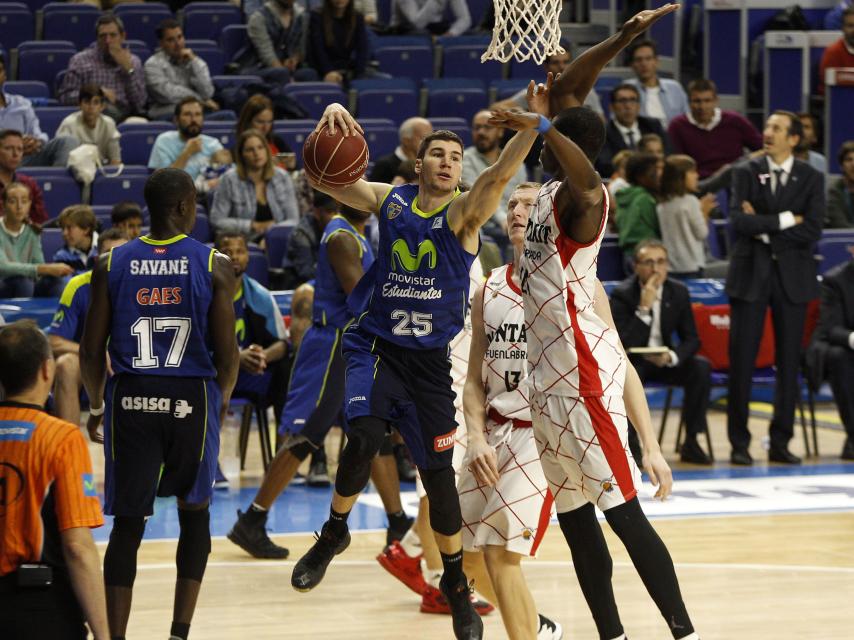 Brizuela en el Estudiantes-Fuenlabrada.