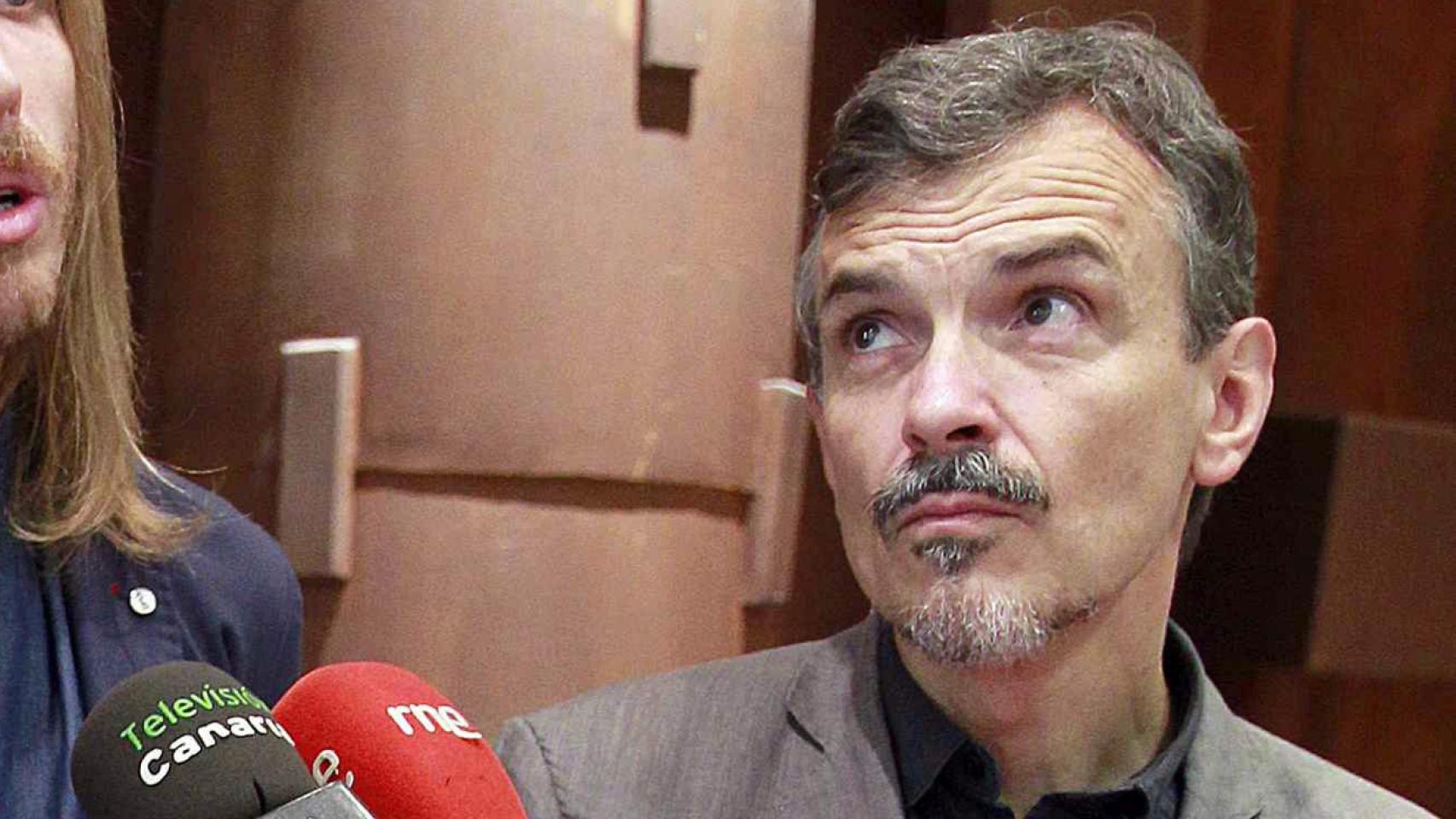 El portavoz de Podemos en la Asamblea madrileña, José Manuel López.