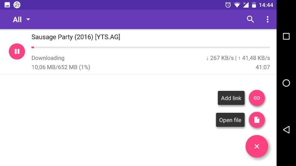 LibreTorrent, el primer cliente open source y sin publicidad para Android