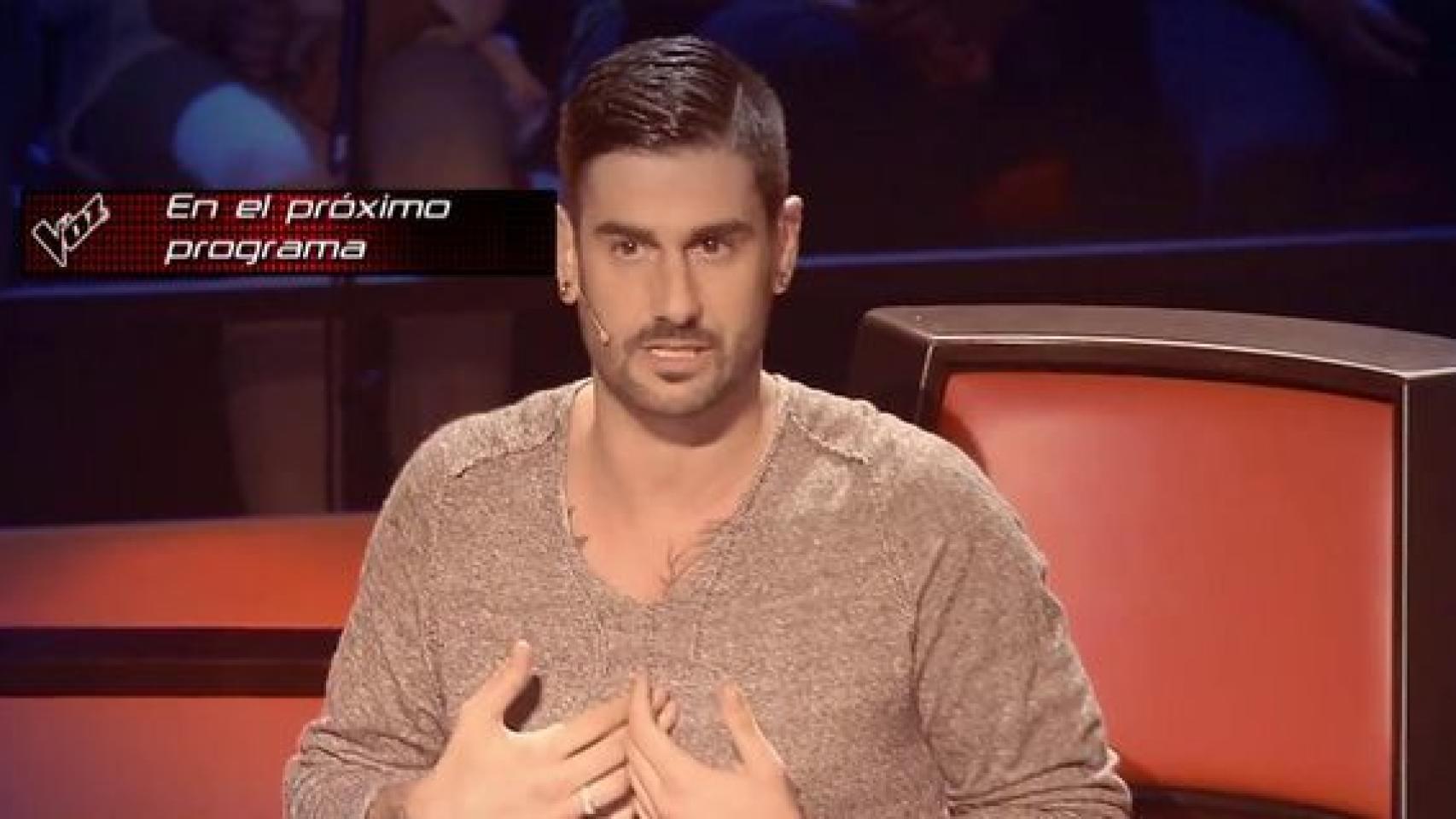 Melendi como coach de La Voz