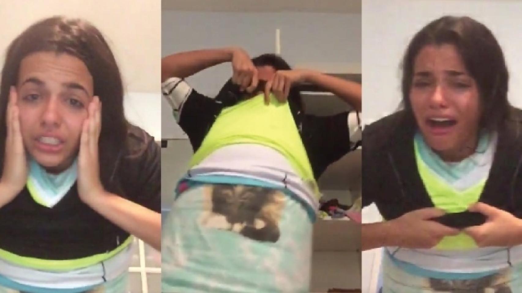 Varios momentazos del vídeo de Andrea.