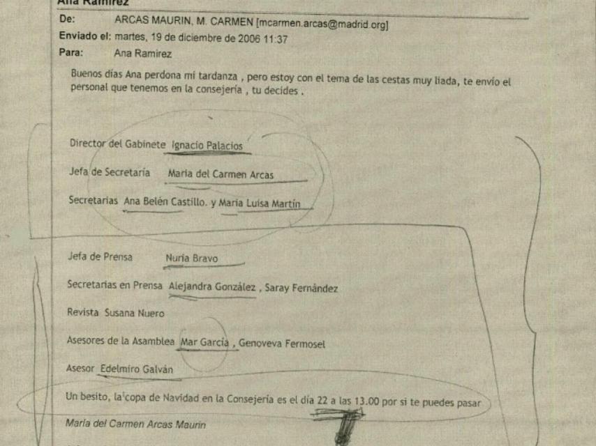 Correo enviado desde Presidencia de la Comunidad de Madrid.