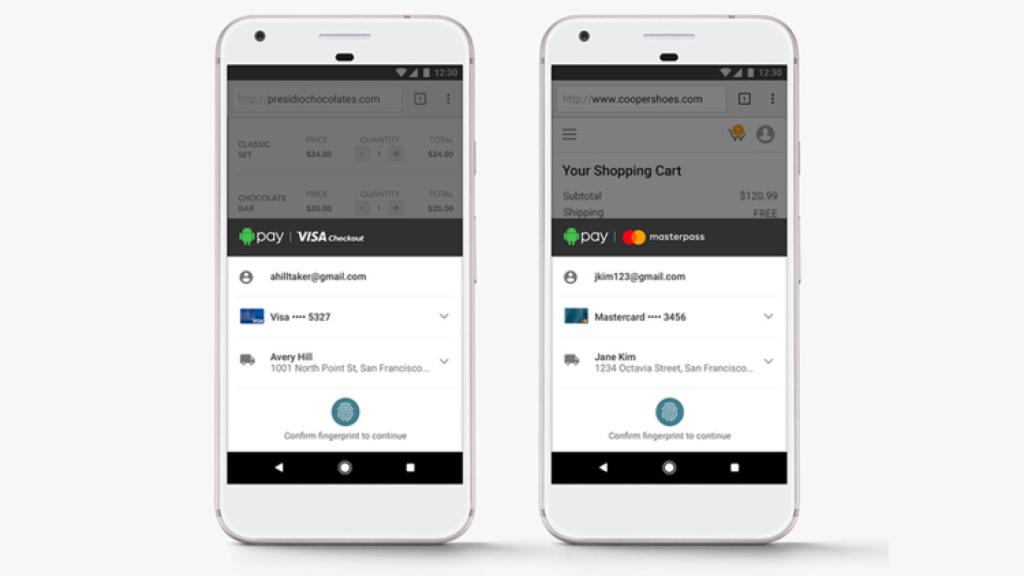 Android Pay permitirá pagar en cualquier página que acepte Visa o Mastercard
