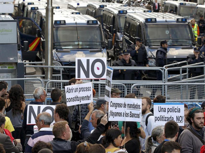 Una de las protestas 'Rodea el Congreso'.