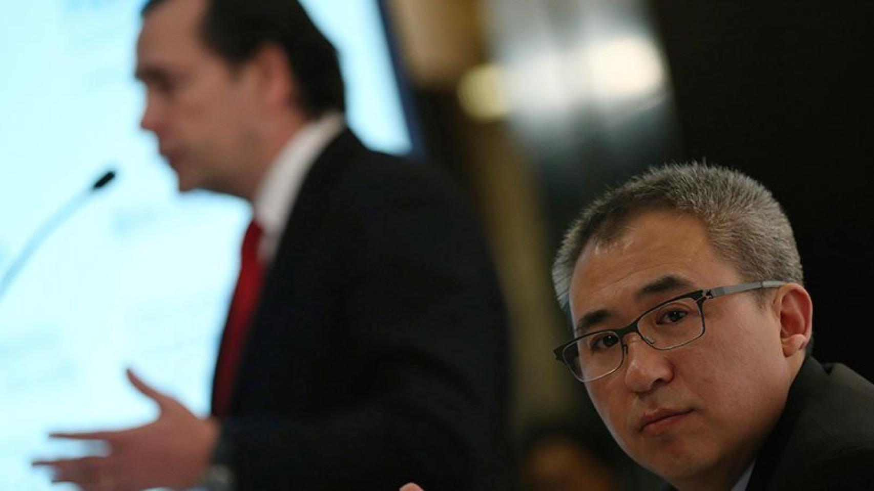 El presidente de HNA, Bai Haibo.