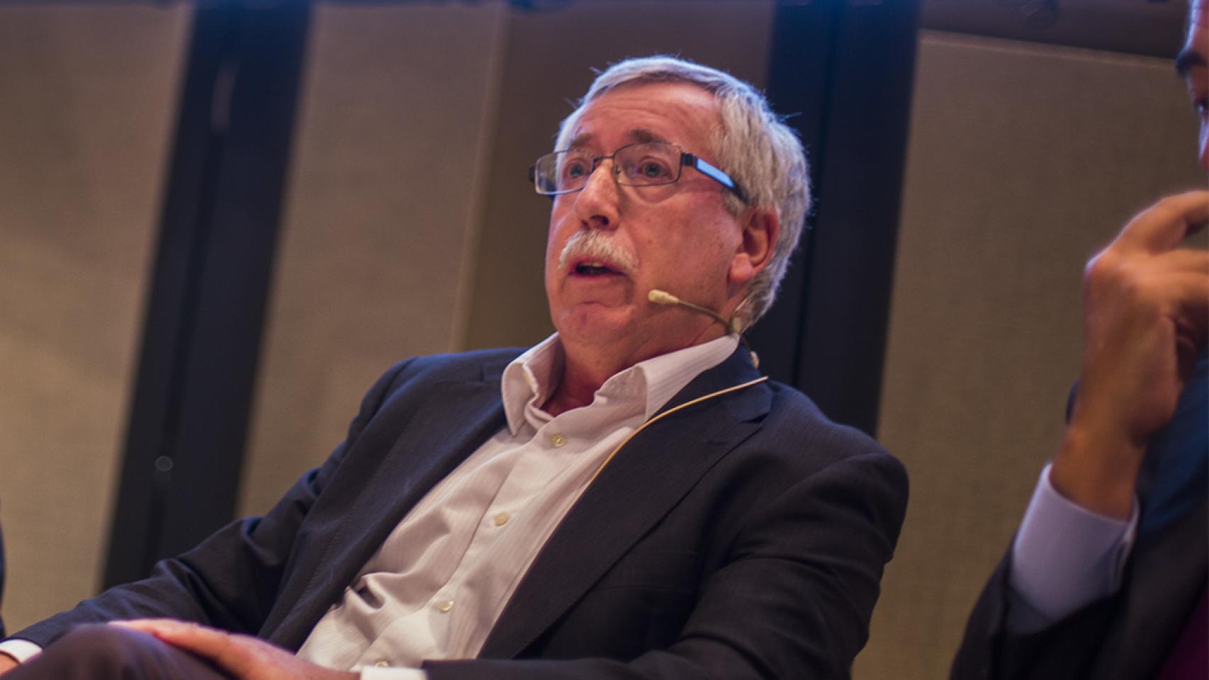 Fernández Toxo, durante las jornadas del I Aniversario de EL ESPAÑOL.