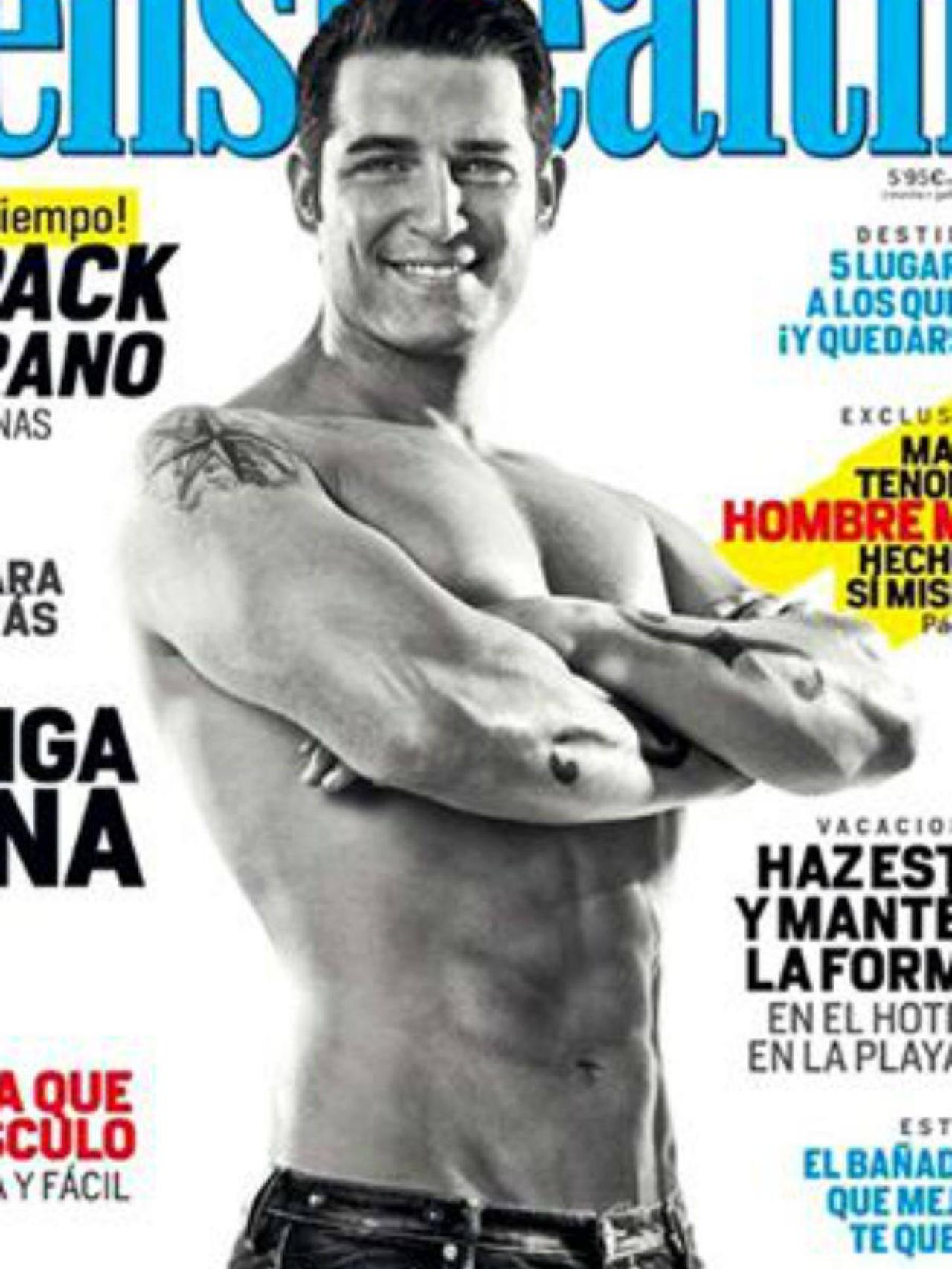 Manu Tenorio muestra sus músculos