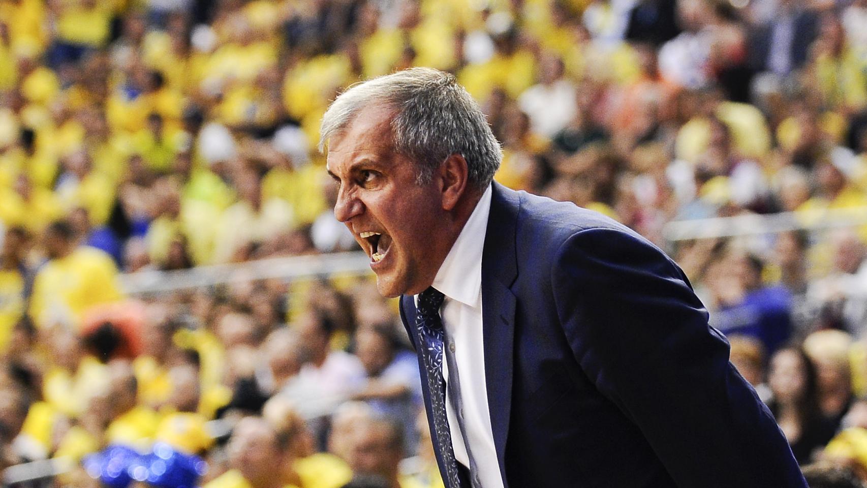 Zeljko Obradovic durante la última Final Four que ganó el Panathinaikos.