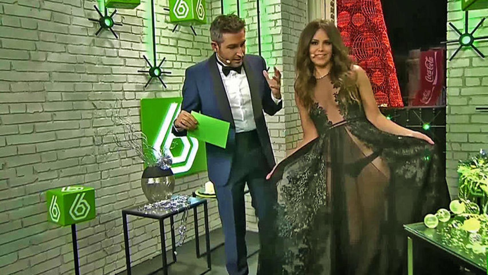 Cristina Pedroche en las Campanadas de laSexta.