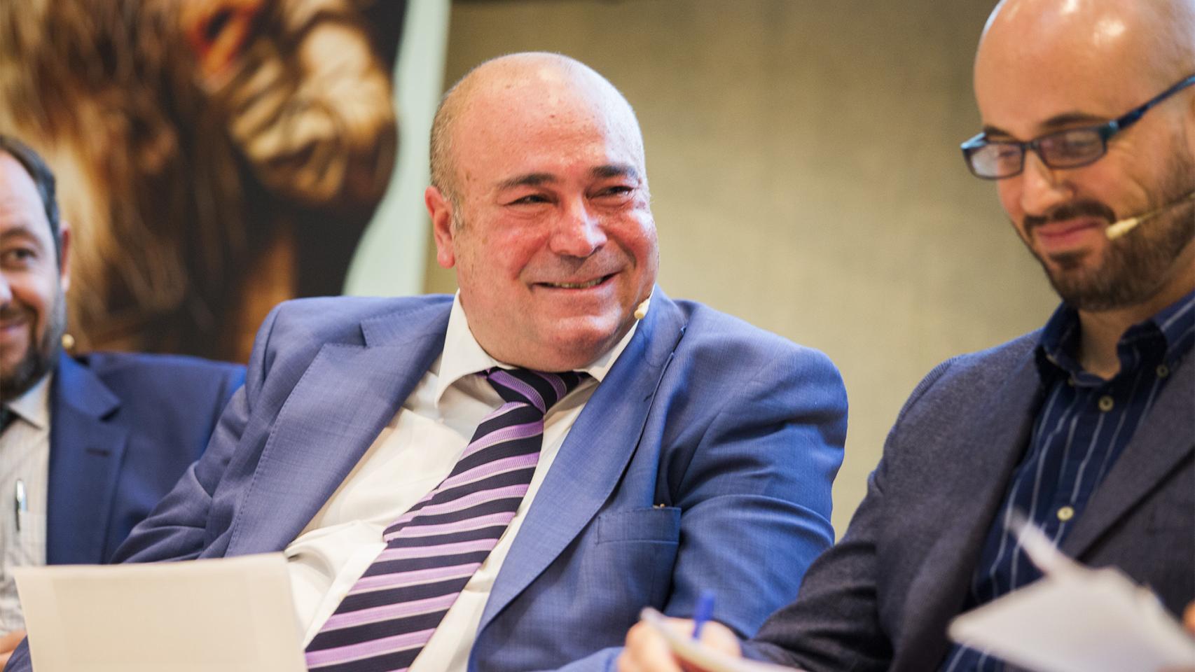 El responsable de economía de Podemos, Nacho Álvarez, junto a Xavier Salvador.