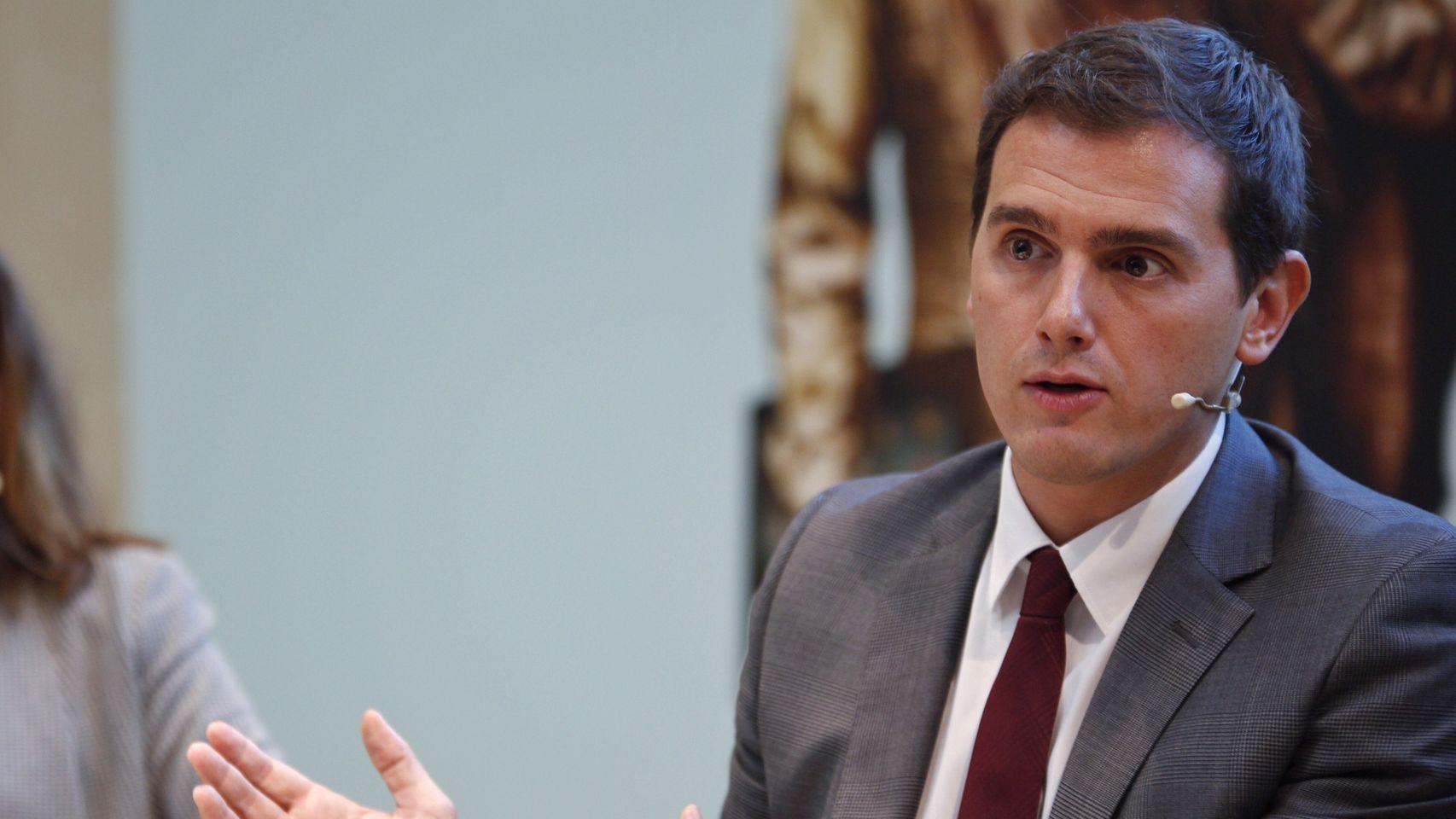 Albert Rivera, este miércoles en la celebración del primer año de EL ESPAÑOL