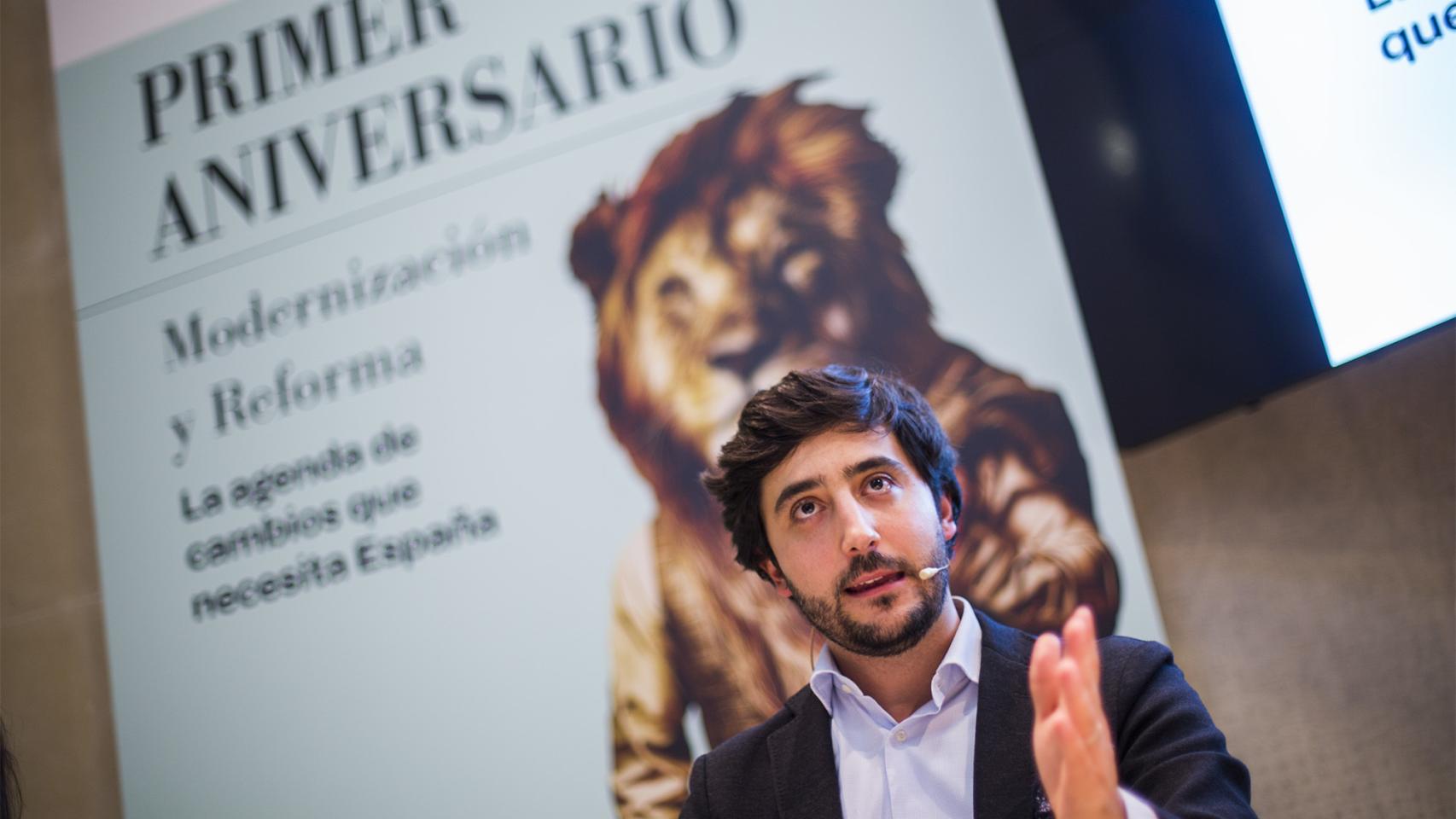 El portavoz de Economía de Ciudadanos, Toni Roldán.