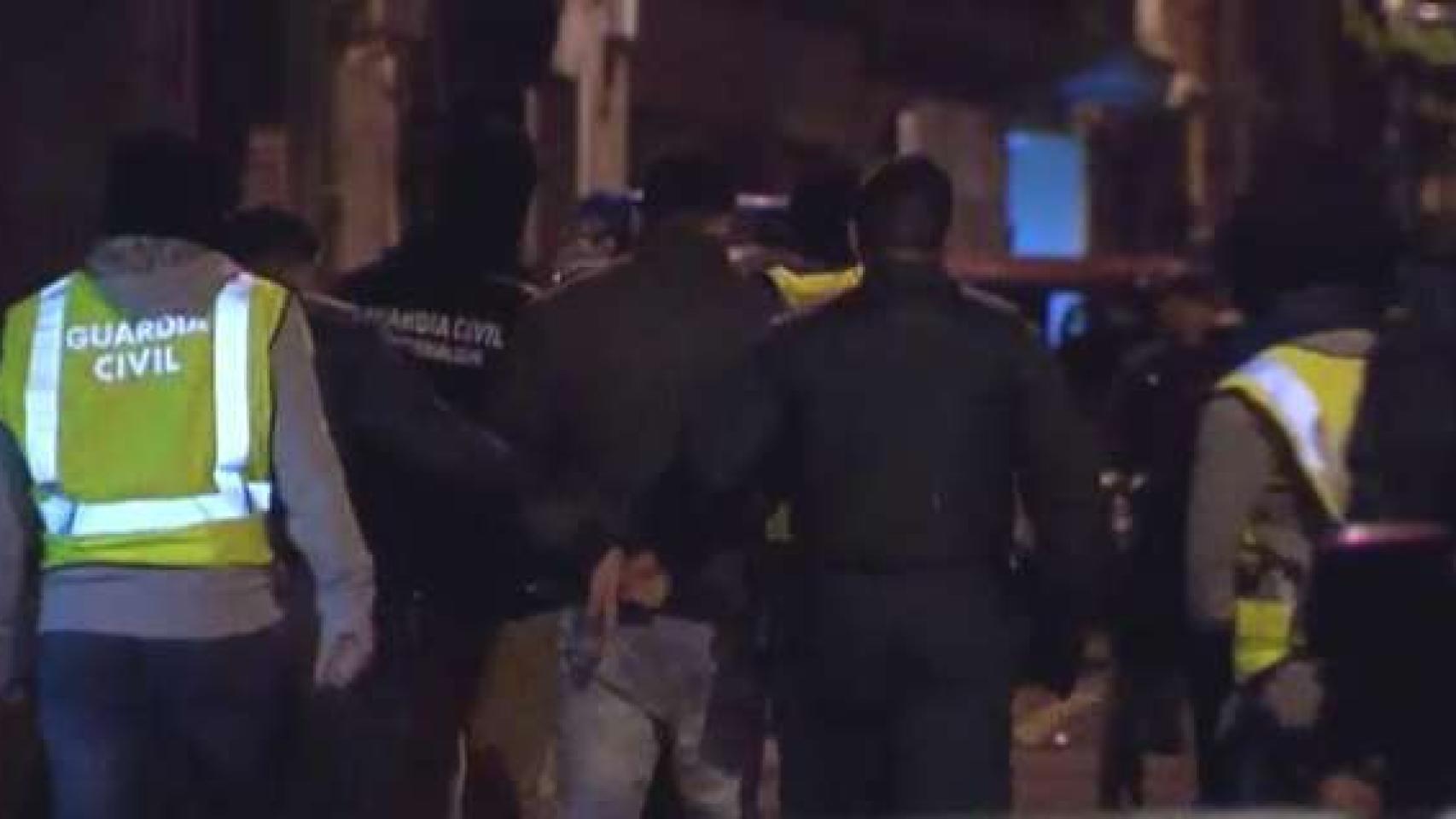 Momento de la detención